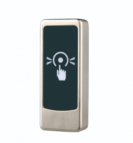 Zinc Alloy Touch Sensor Door Exit Release Push Switch with led light for door access control SAC-B705